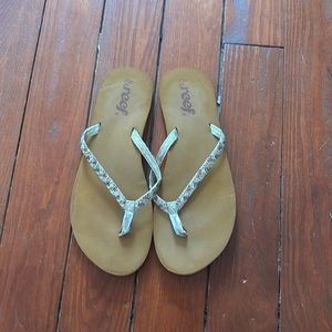 Women’s reef flip flops size 8